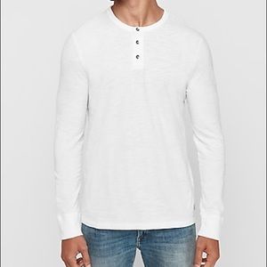 Express White Henley
